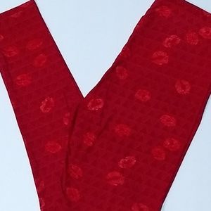 Pick 2 PAIR for $35  LuLaRoe Valentine's Leggings